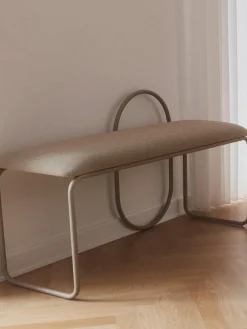 Online AYTM Banc rembourré Angui Tissu beige clair