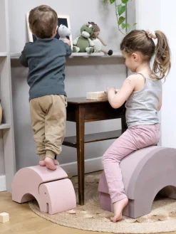 Online bObles Bascule Elephant, larg. 37 cm Vieux rose