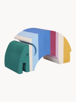Discount bObles Bascule Elephant, larg. 37 cm Multicolore