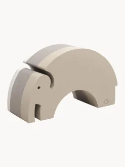 Sale bObles Bascule Elephant, larg. 55 cm Blanc cassé, grège, beige