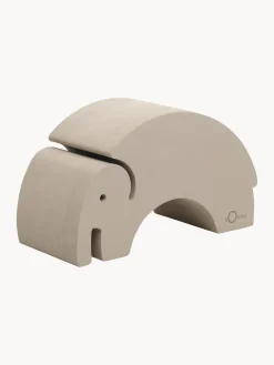 Sale bObles Bascule Elephant, larg. 37 cm Grège