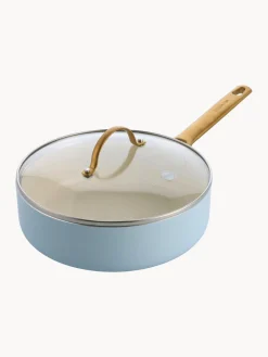 Best GreenPan Batterie de cuisine avec revêtement antiadhésif Padova, 10 élém. Bleu ciel, doré