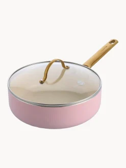 Outlet GreenPan Batterie de cuisine avec revêtement antiadhésif Padova, 10 élém. Rose, doré