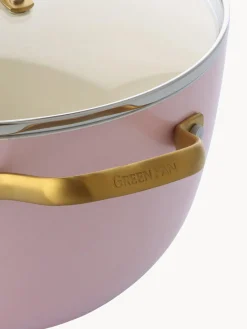 Outlet GreenPan Batterie de cuisine avec revêtement antiadhésif Padova, 10 élém. Rose, doré