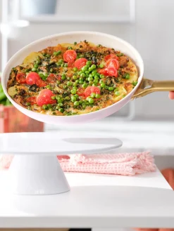 Outlet GreenPan Batterie de cuisine avec revêtement antiadhésif Padova, 10 élém. Rose, doré