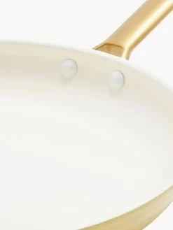 Fashion GreenPan Batterie de cuisine avec revêtement antiadhésif Padova, 10 élém. Jaune soleil, blanc crème, doré