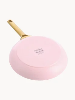 Clearance GreenPan Batterie de cuisine avec revêtement antiadhésif Padova, 10 élém. Rose, blanc crème, doré