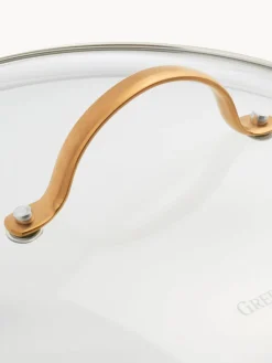 Clearance GreenPan Batterie de cuisine avec revêtement antiadhésif Padova, 10 élém. Rose, blanc crème, doré