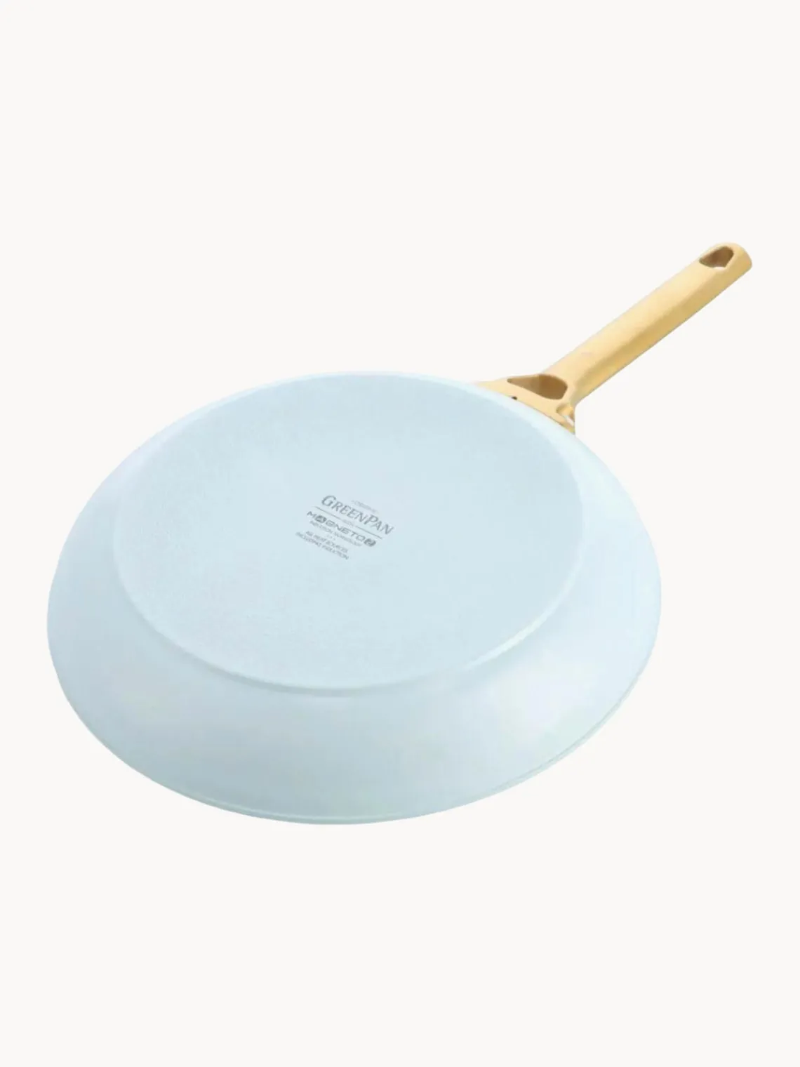 Clearance GreenPan Batterie de cuisine avec revêtement antiadhésif Padova, 10 élém. Bleu ciel, doré