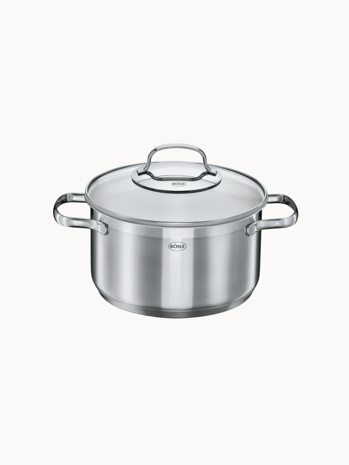 Fashion RÖSLE Batterie de cuisine en acier inoxydable Elegance, 10 élém.