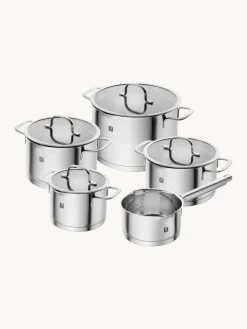 New ZWILLING Batterie de cuisine en acier inoxydable TrueFlow, 5 pièces