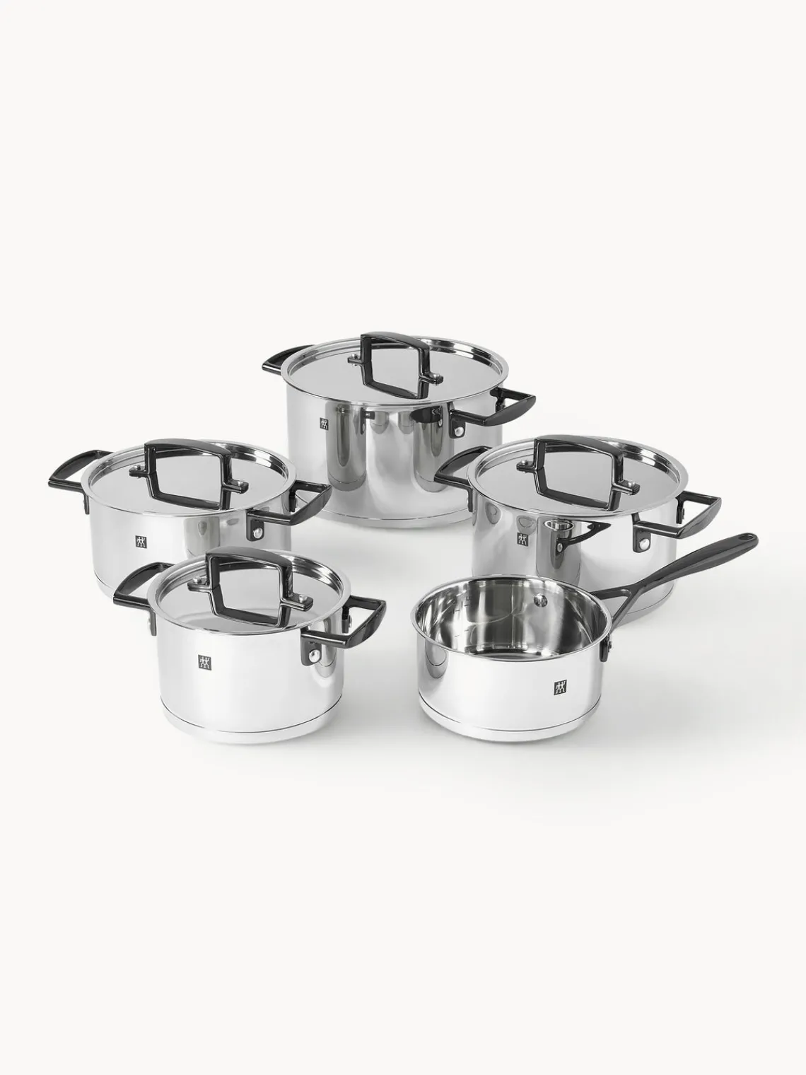 Clearance ZWILLING Batterie de cuisine en acier inoxydable Bellasera, 5 élém.