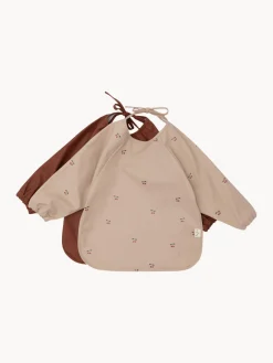 Clearance Konges Slojd Bavoirs avec manches Cherry, 2 élém. Motif cerise
