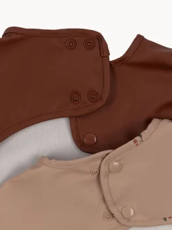 Clearance Konges Slojd Bavoirs avec manches Cherry, 2 élém. Motif cerise