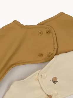 Best Konges Slojd Bavoirs avec manches Lemon, 2 élém. Motif citron