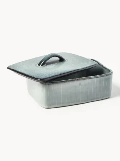 Online Broste Copenhagen Beurrier artisanal Nordic Sea Gris-bleu, chiné