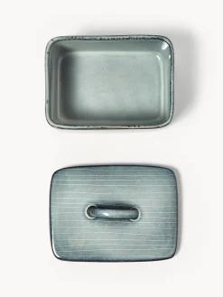 Online Broste Copenhagen Beurrier artisanal Nordic Sea Gris-bleu, chiné