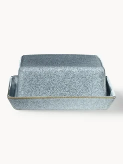 New ASA Selection Beurrier en grès cérame émaillé Saisons Gris-bleu, chiné
