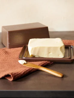 Clearance ASA Selection Beurrier en porcelaine Demir Brun
