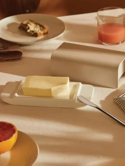 Outlet ALESSI Beurrier Mattina Grège, blanc