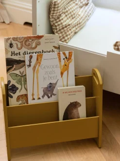 Sale Nofred Bibliothèque Anastasia Jaune moutarde