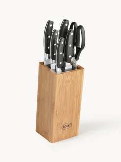 New RÖSLE Bloc avec 5 couteaux et 1 paire de ciseaux Cuisine