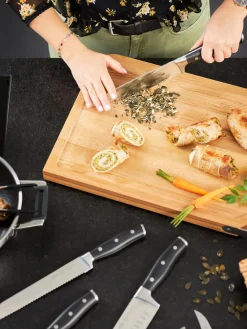 New RÖSLE Bloc avec 5 couteaux et 1 paire de ciseaux Cuisine