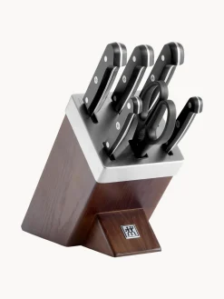 Clearance ZWILLING Bloc couteaux auto-affûtant Gourmet, 7 élém. Brun, noir