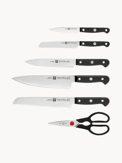 Clearance ZWILLING Bloc couteaux auto-affûtant Gourmet, 7 élém. Brun, noir