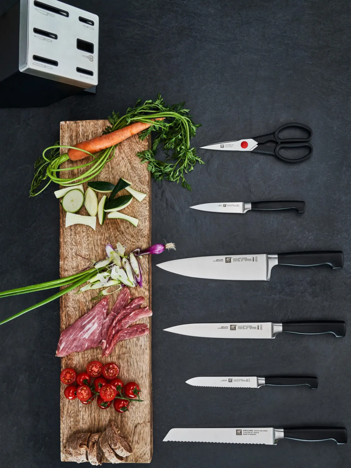 Clearance ZWILLING Bloc couteaux auto-affûtants Four Star, 7 élém.