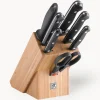 Best ZWILLING Bloc couteaux en bois de bambou Twin Chef, 8 élém.