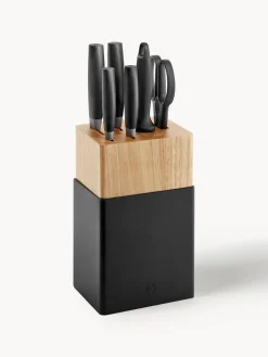 Best ZWILLING Bloc couteaux en bois d'hévéa Now, 7 élém.