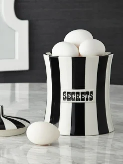 Fashion Jonathan Adler Bocal Secrets Noir, blanc