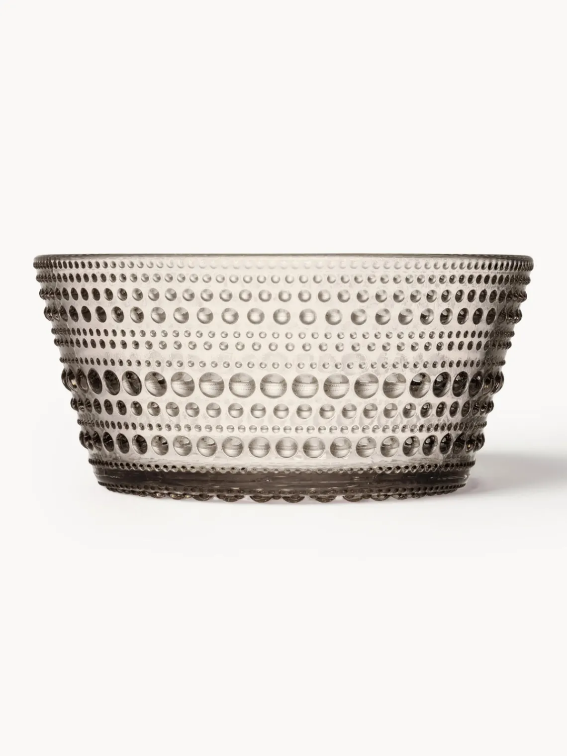 New iittala Bol à dip en verre Kastehelmi Beige, transparent