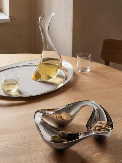 Hot GEORG JENSEN Bol à snacks en acier inoxydable de forme organique Cobra