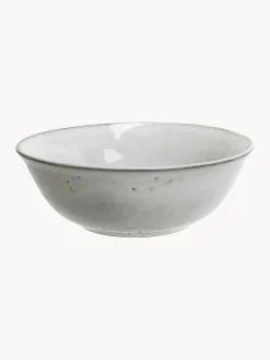 New Broste Copenhagen Bol artisanal Nordic Sand, Ø 21 cm Gris clair, chiné