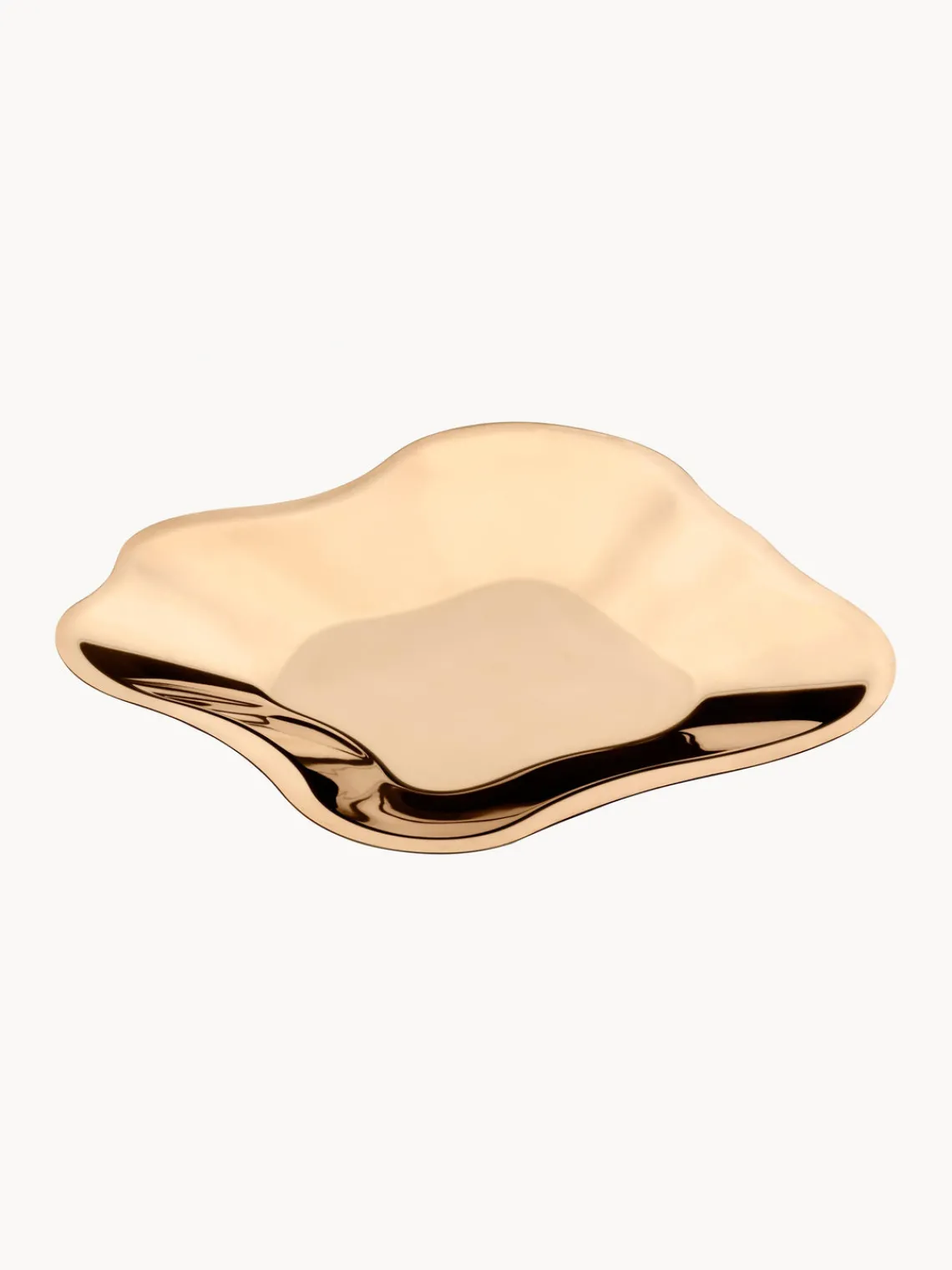 Outlet iittala Bol décoratif en acier inoxydable Alvar Aalto Doré