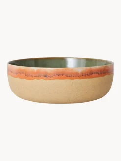 Sale HKLIVING Bol en céramique émaillée peinte à la main 70's Beige, orange