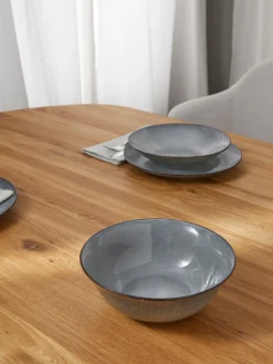 Sale Broste Copenhagen Bol artisanal Nordic Sea, Ø 21 cm Gris-bleu, chiné