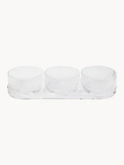 Online stelton Bols à dip avec plateau Pilastro, 4 élém.