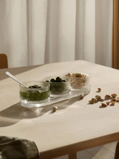 Online stelton Bols à dip avec plateau Pilastro, 4 élém.