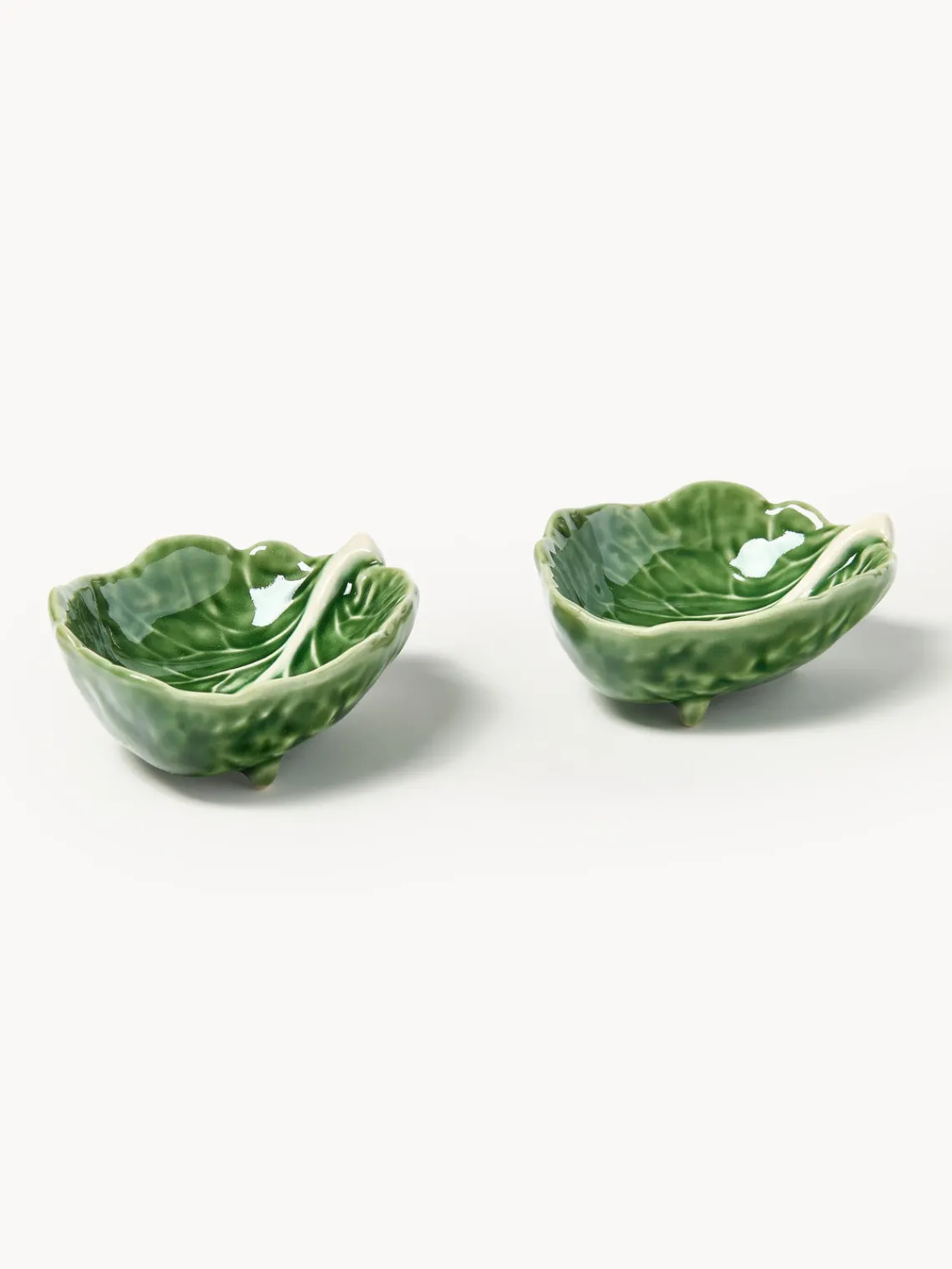 Outlet BORDALLO PINHEIRO Bols à dip peints à la main Cabbage, 6 pièces