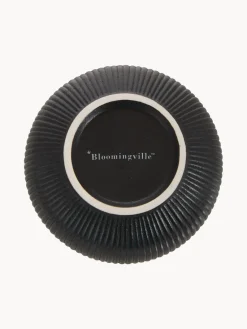 Clearance Bloomingville Bols à surface striée mate Neri, 2 pièces