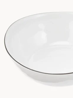 Hot Broste Copenhagen Bols artisanaux en porcelaine Salt, Ø 17 cm, 4 pièces