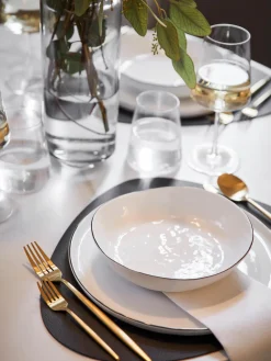Hot Broste Copenhagen Bols artisanaux en porcelaine Salt, Ø 17 cm, 4 pièces
