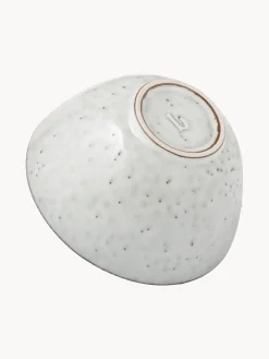 Outlet Broste Copenhagen Bols artisanaux Nordic Sand, 4 pièces Gris clair, chiné