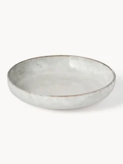 Discount Broste Copenhagen Bols artisanaux Nordic Sand, Ø 22 cm, 4 pièces Gris clair, chiné