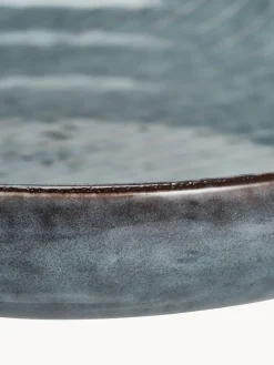 Online Broste Copenhagen Bols artisanaux Nordic Sea, 4 pièces Gris-bleu, chiné