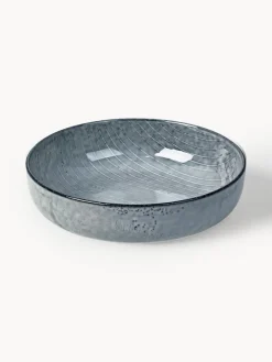 Outlet Broste Copenhagen Bols artisanaux Nordic Sea, Ø 17 cm, 4 pièces Gris-bleu, chiné