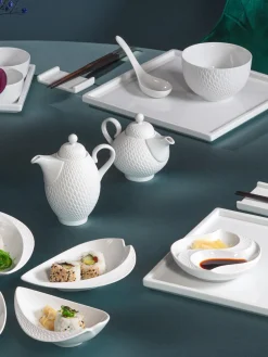 Hot Meissen Bols artisanaux Wellenspiel Relief, 2 pièces